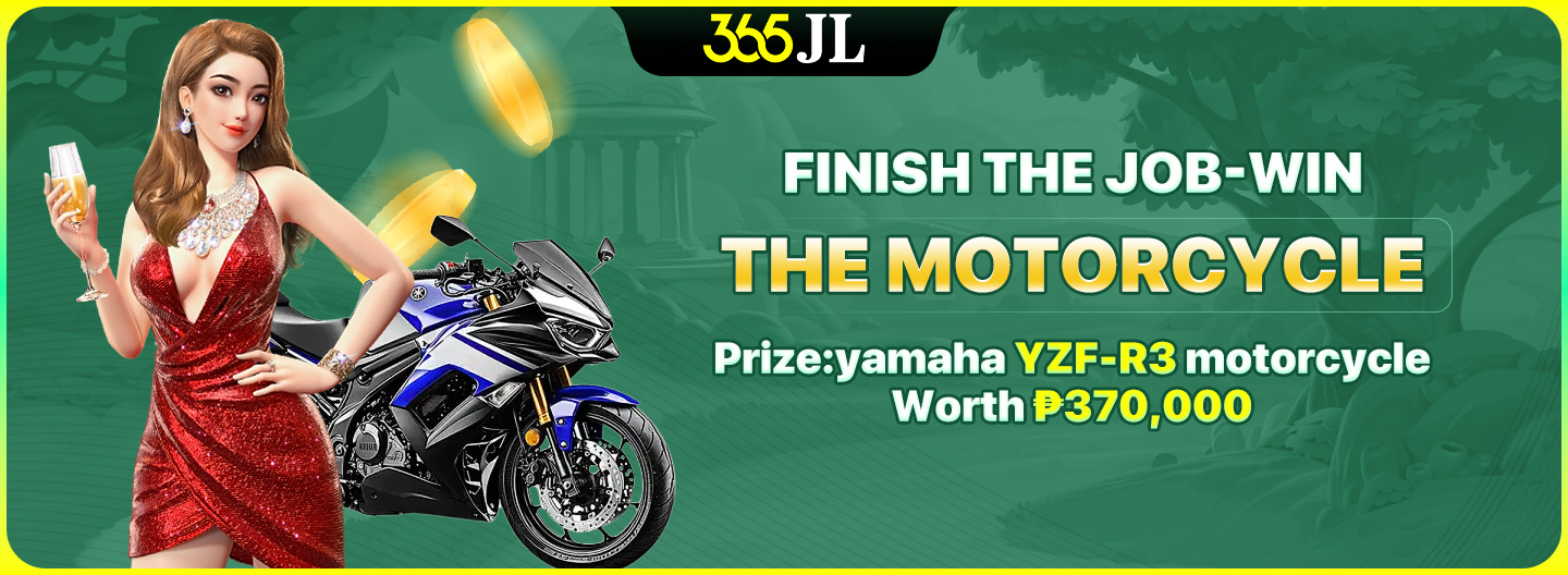A motorcycle prize promotion.